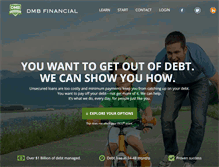 Tablet Screenshot of dmbfinancial.com